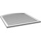 Ekena Millwork Arch Top Surface Mount PVC Gable Vent: Non-Functional, w/2"W x 1-1/2"P Brickmould Frame, 36"W x 36"H GVPAR36X3602SN - alternate 3